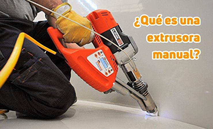 ¿Qué es una pistola extrusora de HDPE?