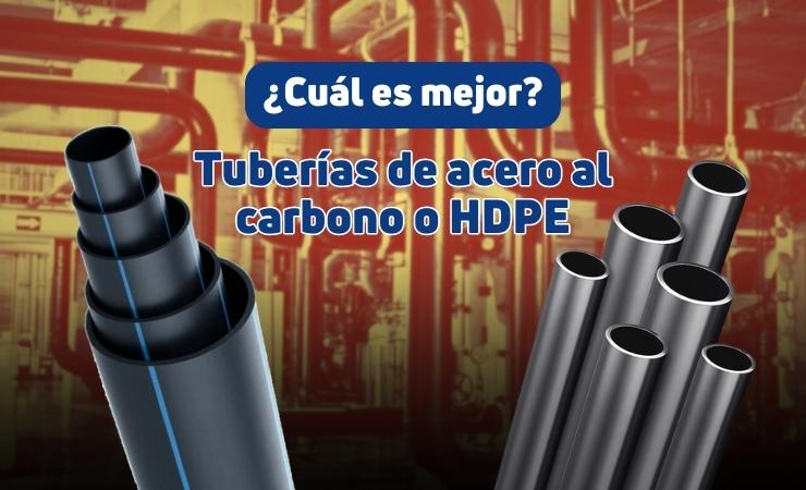¿Qué ventajas tienen las tuberías de HDPE en comparación con las tuberías de acero al carbono?