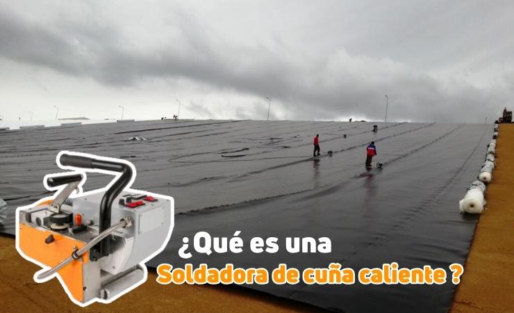 ¿Qué es una máquina soldadora de cuña caliente?