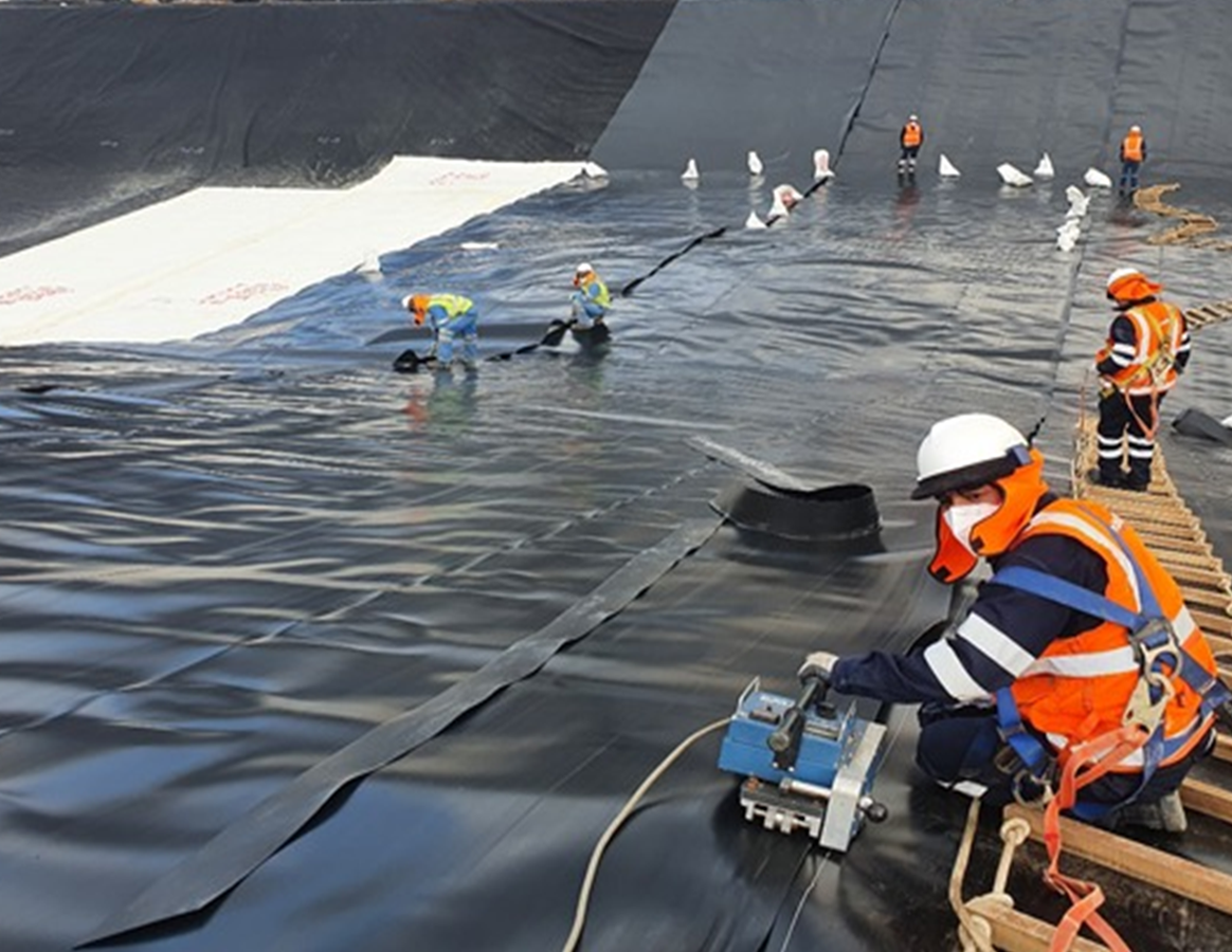 INSTALACION DE GEOSINTETICOS GALERIA 1