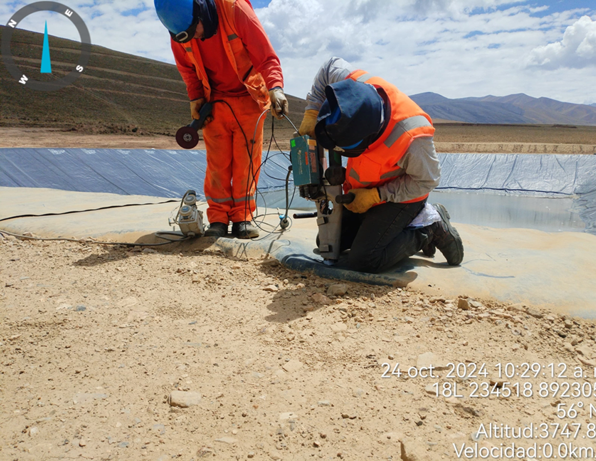 INSTALACION DE GEOSINTETICOS GALERIA 2