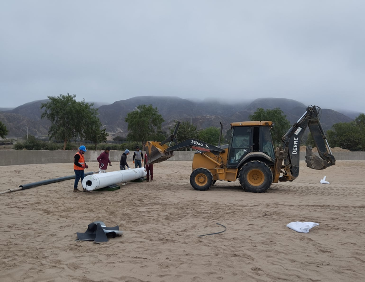 INSTALACION DE GEOSINTETICOS GALERIA 3